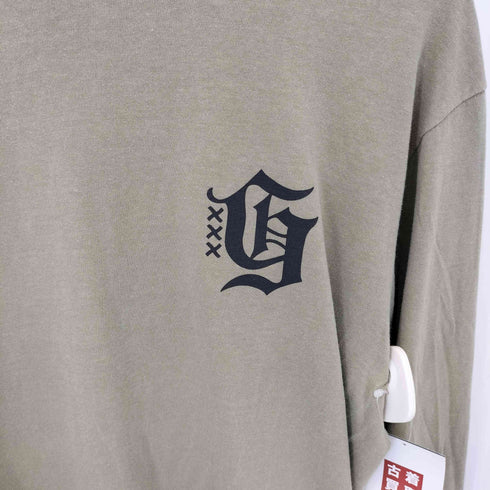 ギャングスタビル GANGSTERVILLE SHAMROCK LADY -L/S T-SHIRTS 背面プリント 長袖カットソー メンズ JPN:M